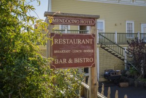 Mendocino Hotel and Garden Suites - Restaurant Entrance