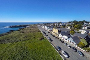 Welcome To The Mendocino Hotel and Garden Suites - Arial View of Main Street